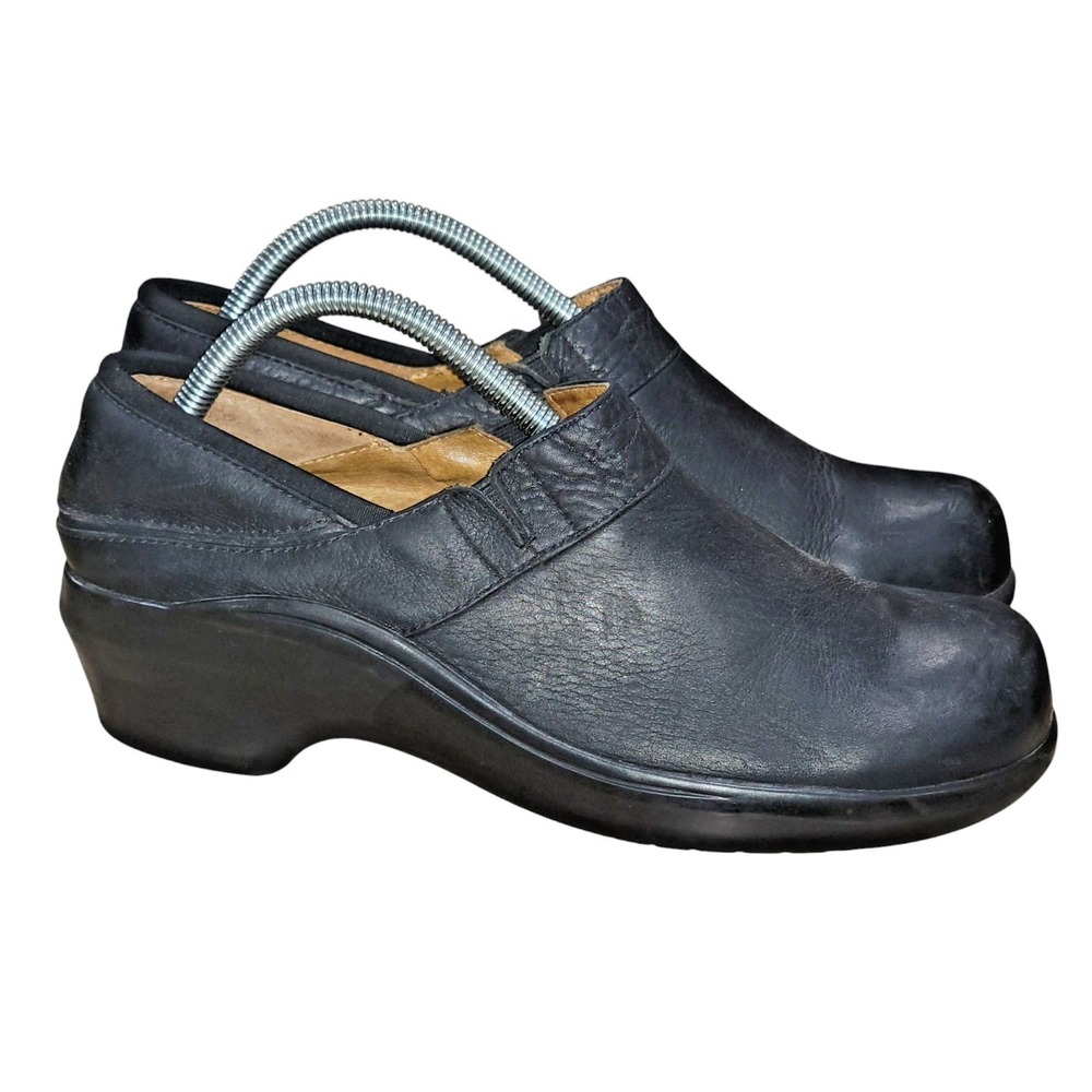 Ariat Santa Cruz Women's Black Leather Clogs Shoes Size 10B 93905M‎